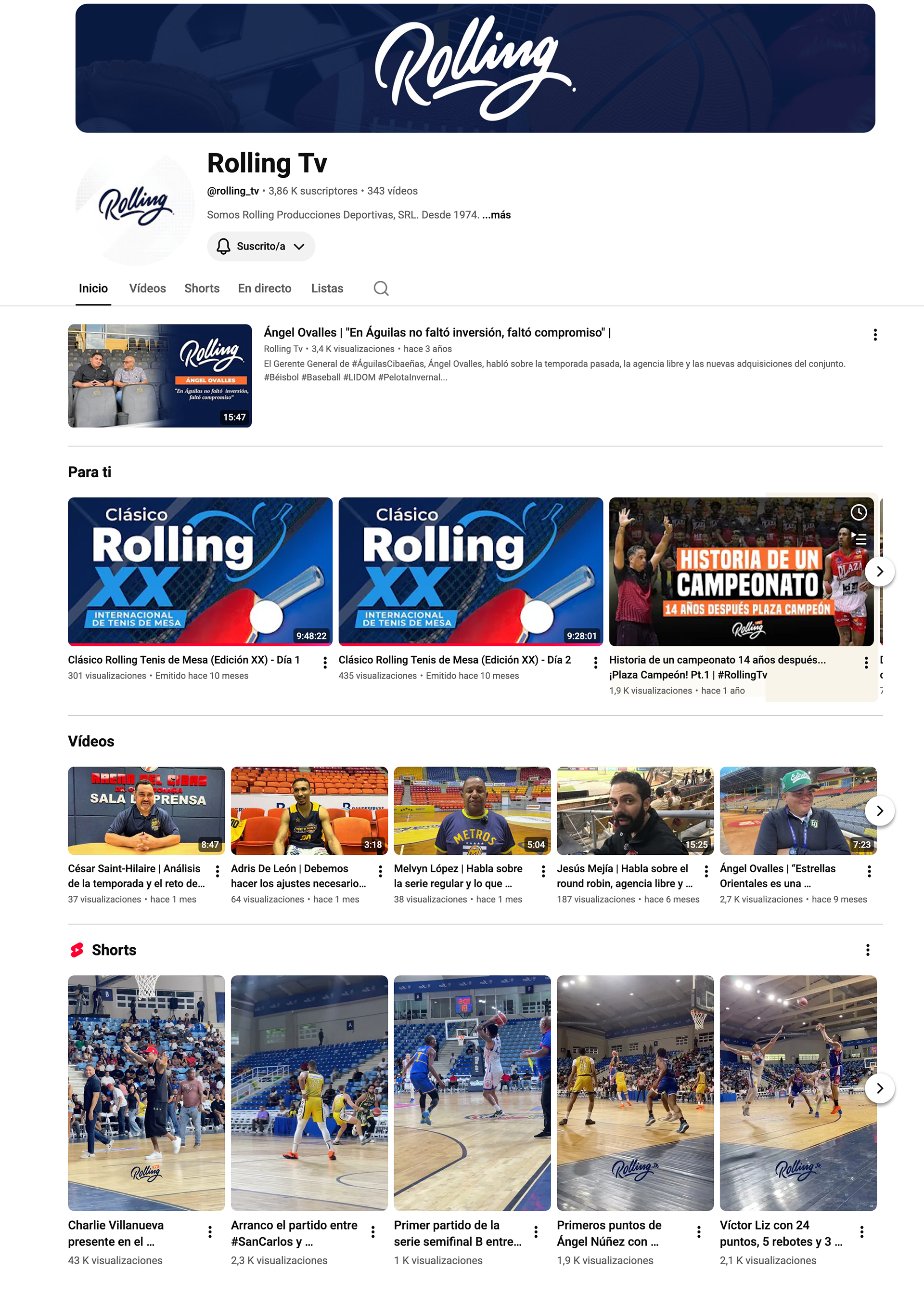 Redes Rolling TV
